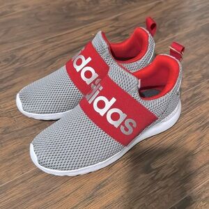 Adidas Size 6K 'Lite Race Adapt 4.0' Unisex Shoes Kids (Toddler) Red/Grey